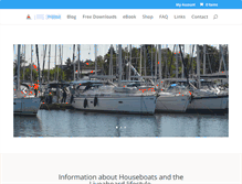 Tablet Screenshot of livingonboats.co.uk